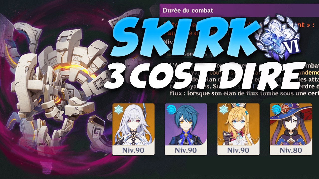 3 Cost C0R1 Skirk Dire Secret Source Automaton | Stygian Onslaught Genshin Impact 6.4