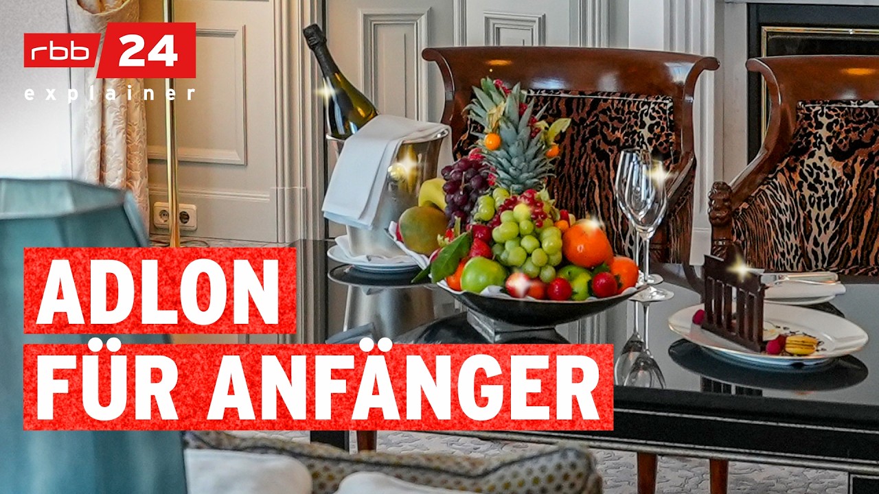 Azubi im Luxushotel: So läuft der Job im Adlon | rbb24 explainer