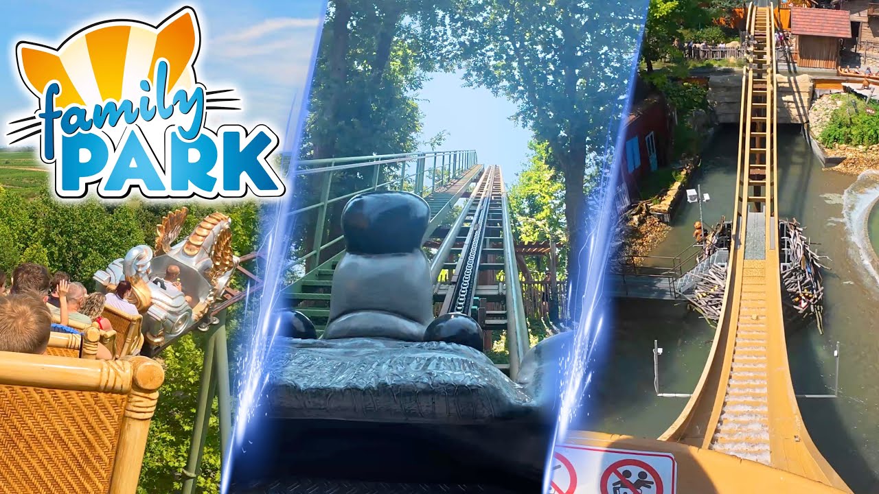 Все американские горки в Familypark Neusiedlersee 🇦🇹