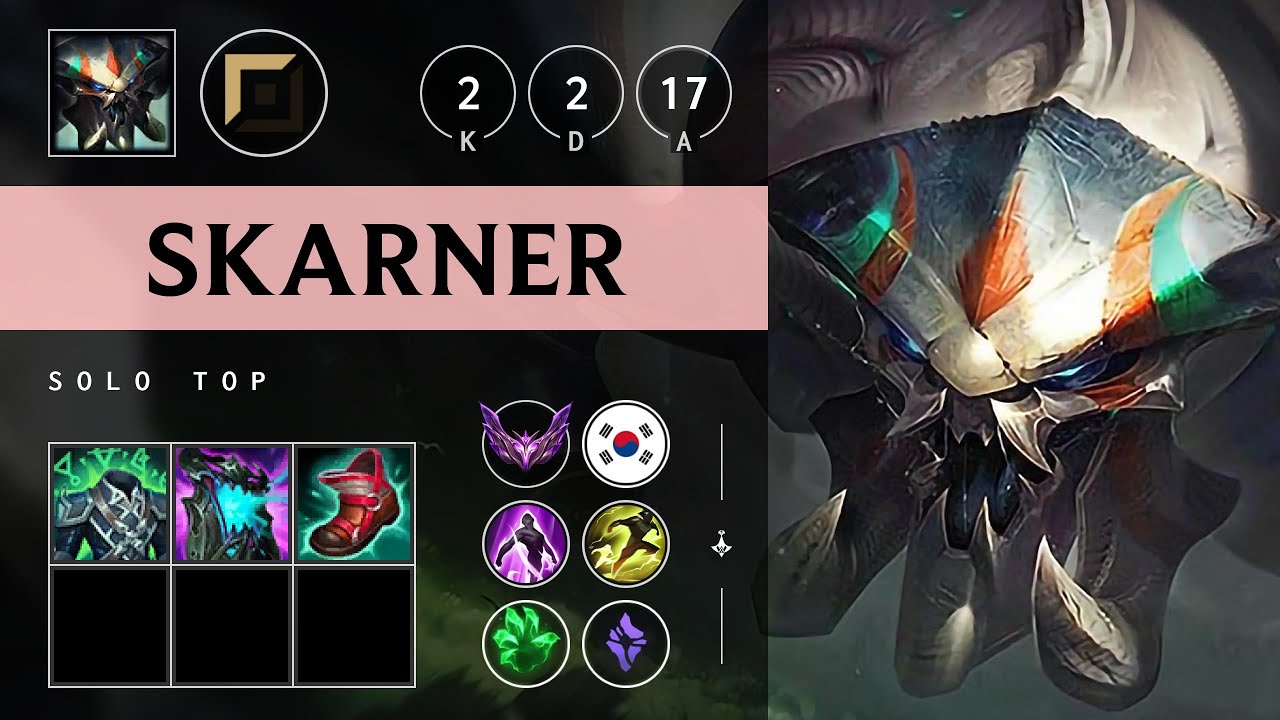 Skarner Top vs Zac - KR Master Patch 25.16