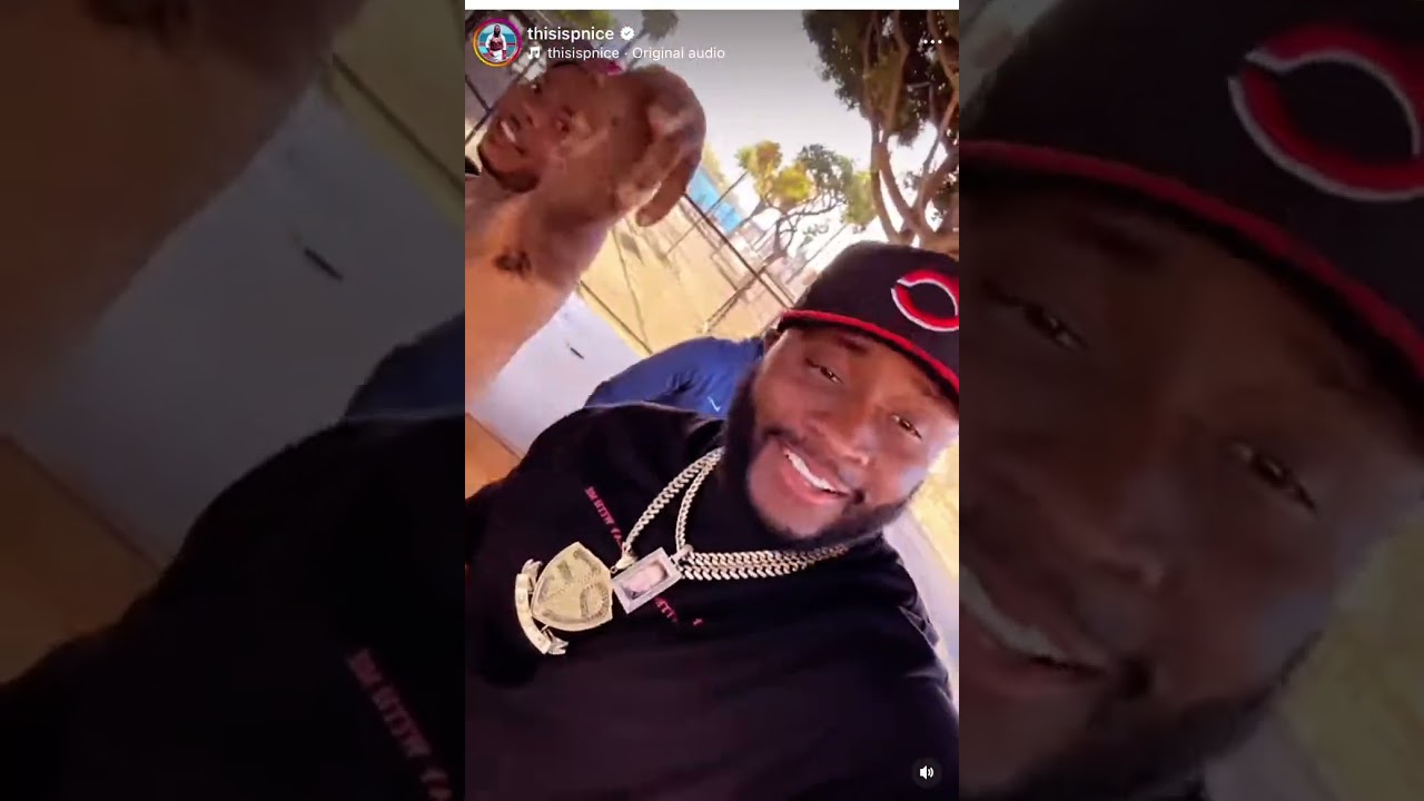 P-nice pulls up to bricc baby’s hood looking for him