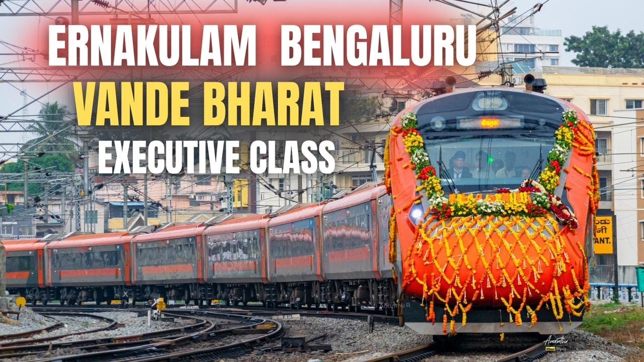 Ernakulam – Bengaluru Vande Bharat Review | Executive Class Journey, Snacks & Dinner Experience!
