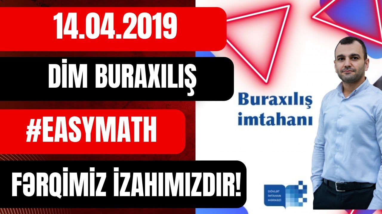 Buraxılış DİM (Riyaziyyat 14.04.2019)