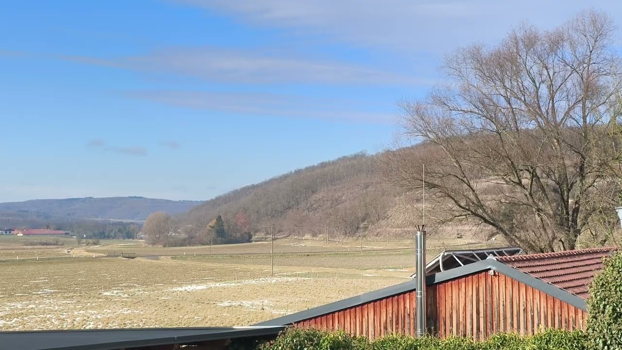Countryside Hills | Slow Clouds | Real Time | 15 Min | Silent