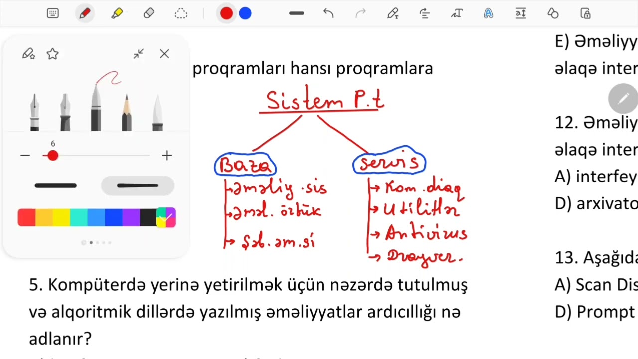 İnformatika | Mövzu 4 | Proqram Təminatı