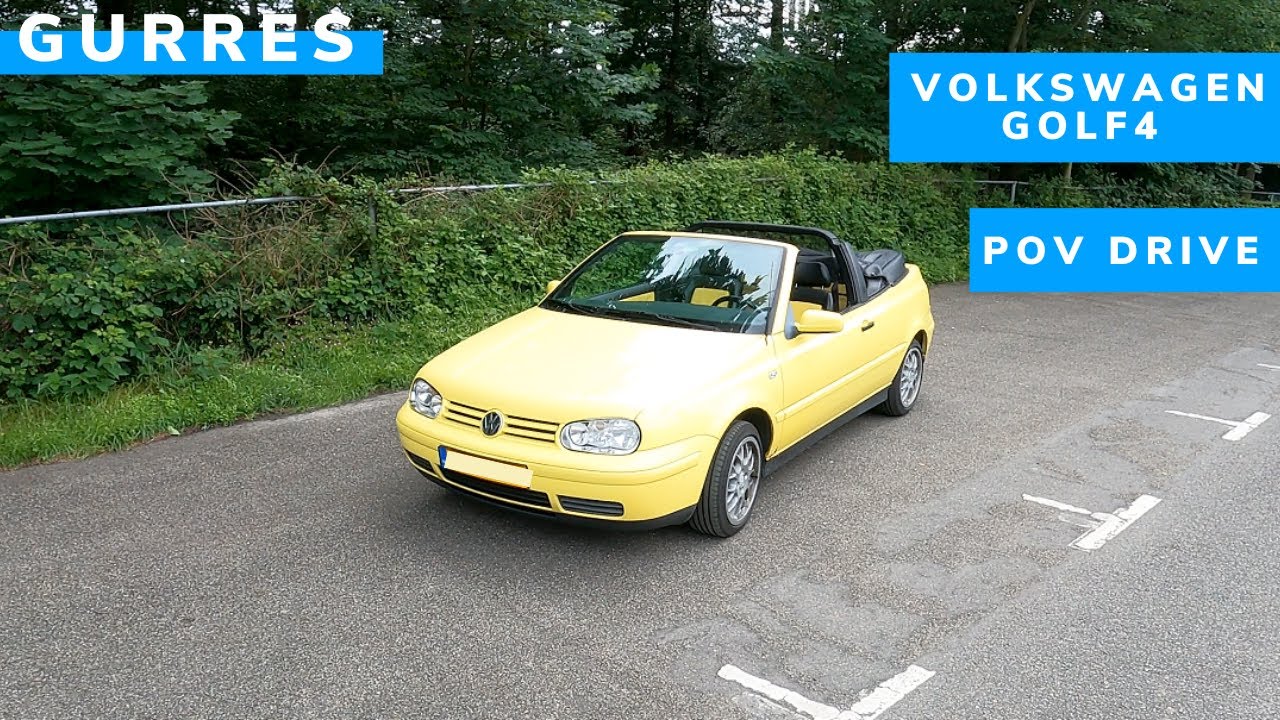 Volkswagen Golf 4 Cabrio POV Test Drive
