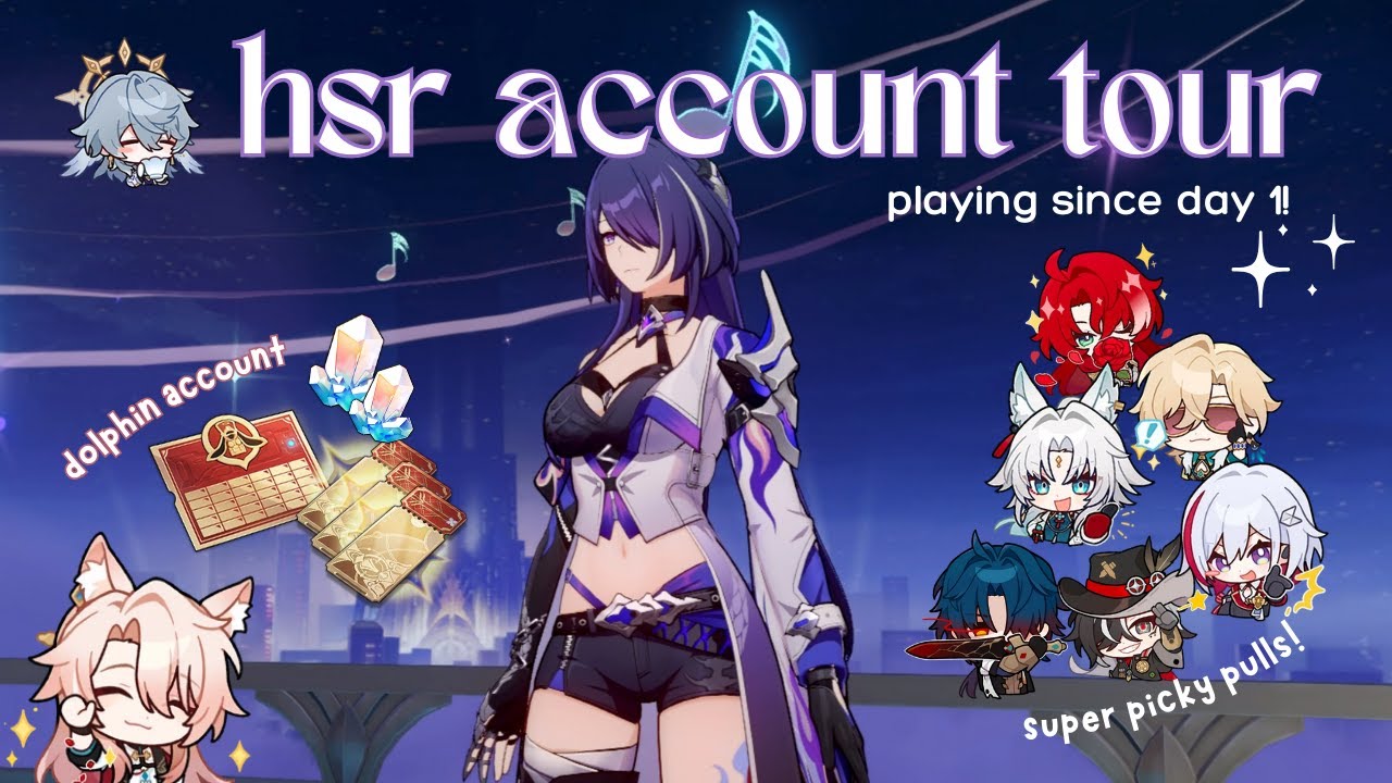 hsr account tour 💫 | i’ve played since day 1! (SUPER PICKY 5-STARS) ⋆⭒˚.⋆🪐 ⋆⭒˚.⋆