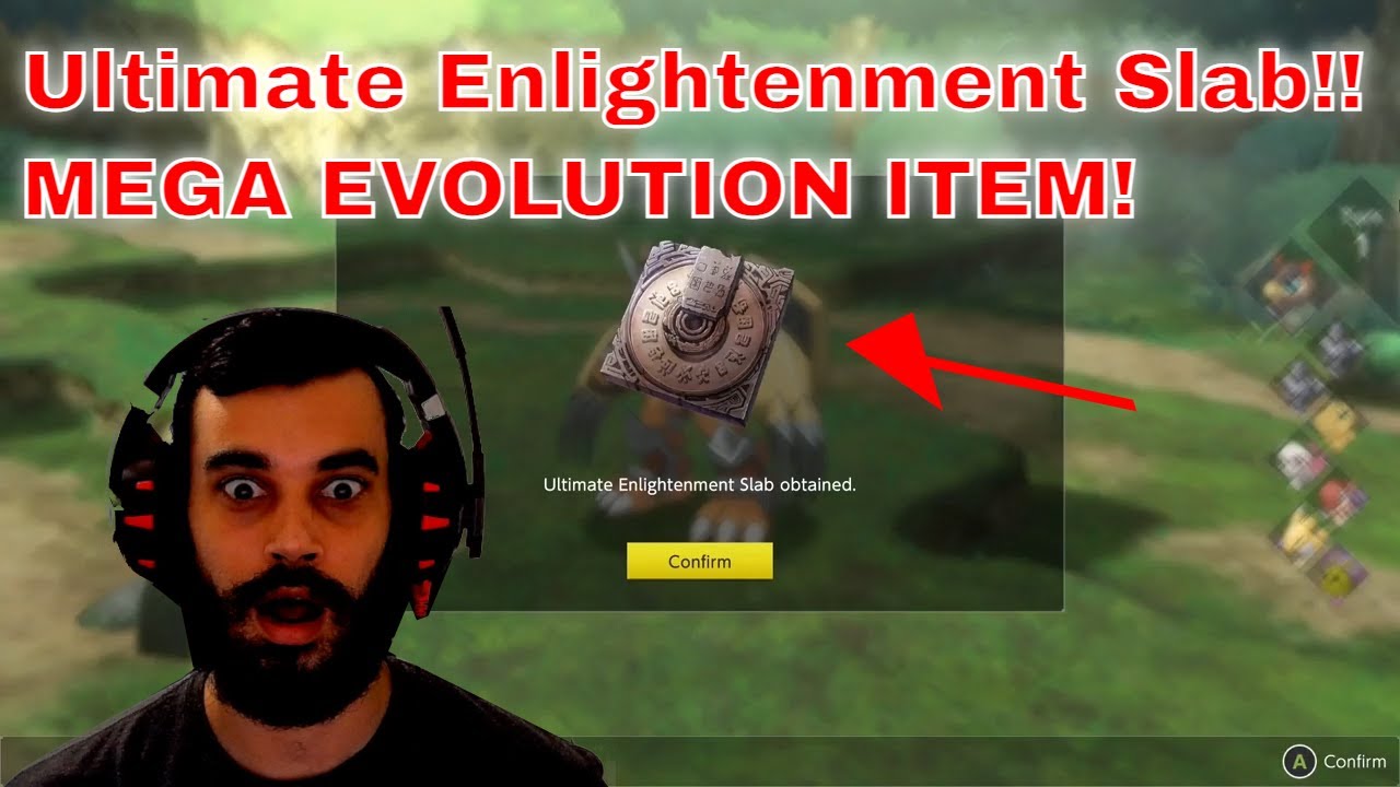 Digimon Survive How to get Ultimate Enlightenment Slabs!! Upgrade to Mega!