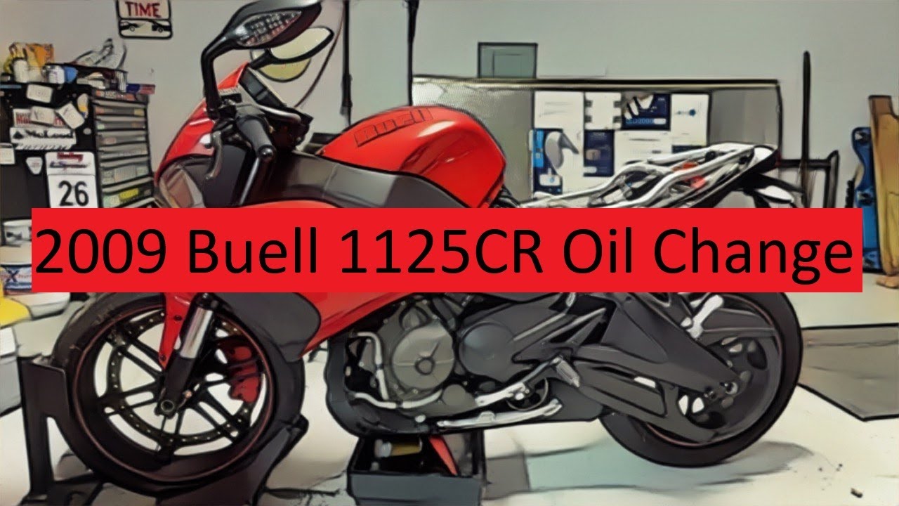 2009 Buell 1125CR Oil Change