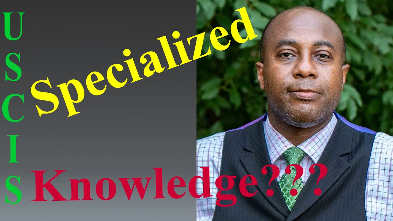 L-1B Visas ~ Specialized Knowledge