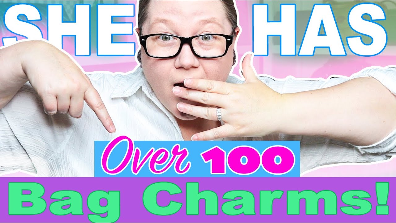MASSIVE Bag Charm Collection. Over 100 Charms. Louis Vuitton, Fendi, Coach, + more || Autumn Beckman