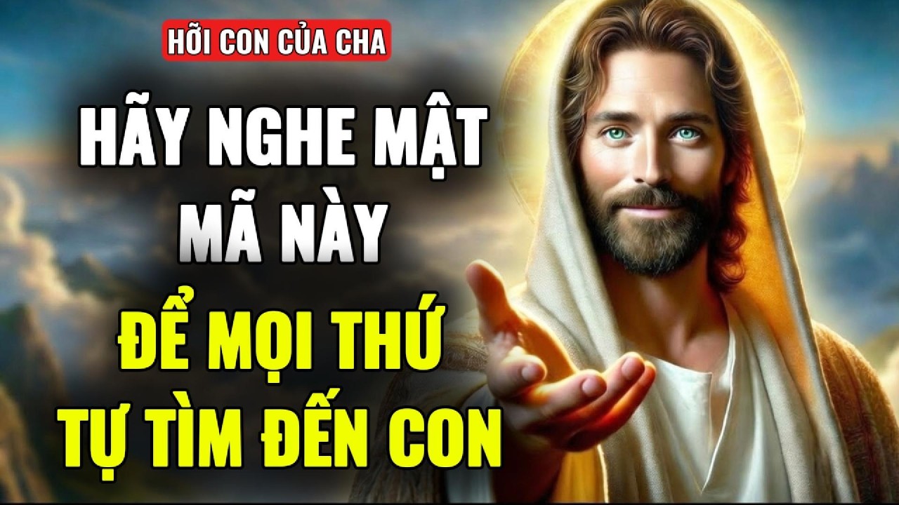 🔴HÃY NGHE MẬT MÃ NÀY ĐỂ MỌI THỨ TỰ TÌM ĐẾN CON MÀ KHÔNG PHẢI CẦU XIN | THÔNG ĐIỆP TỪ CHÚA