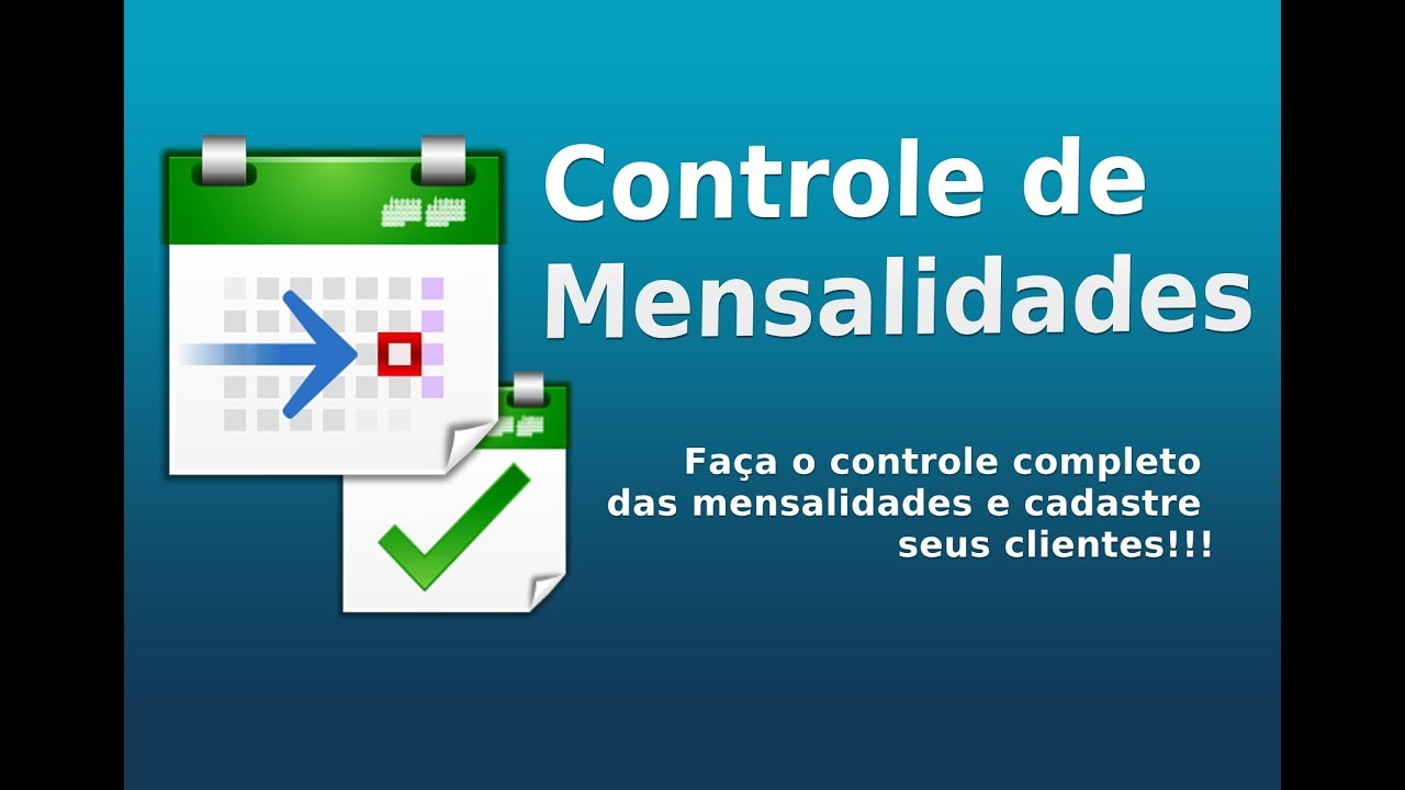 Planilha de Controle de Mensalidades e Pagamentos V3.0