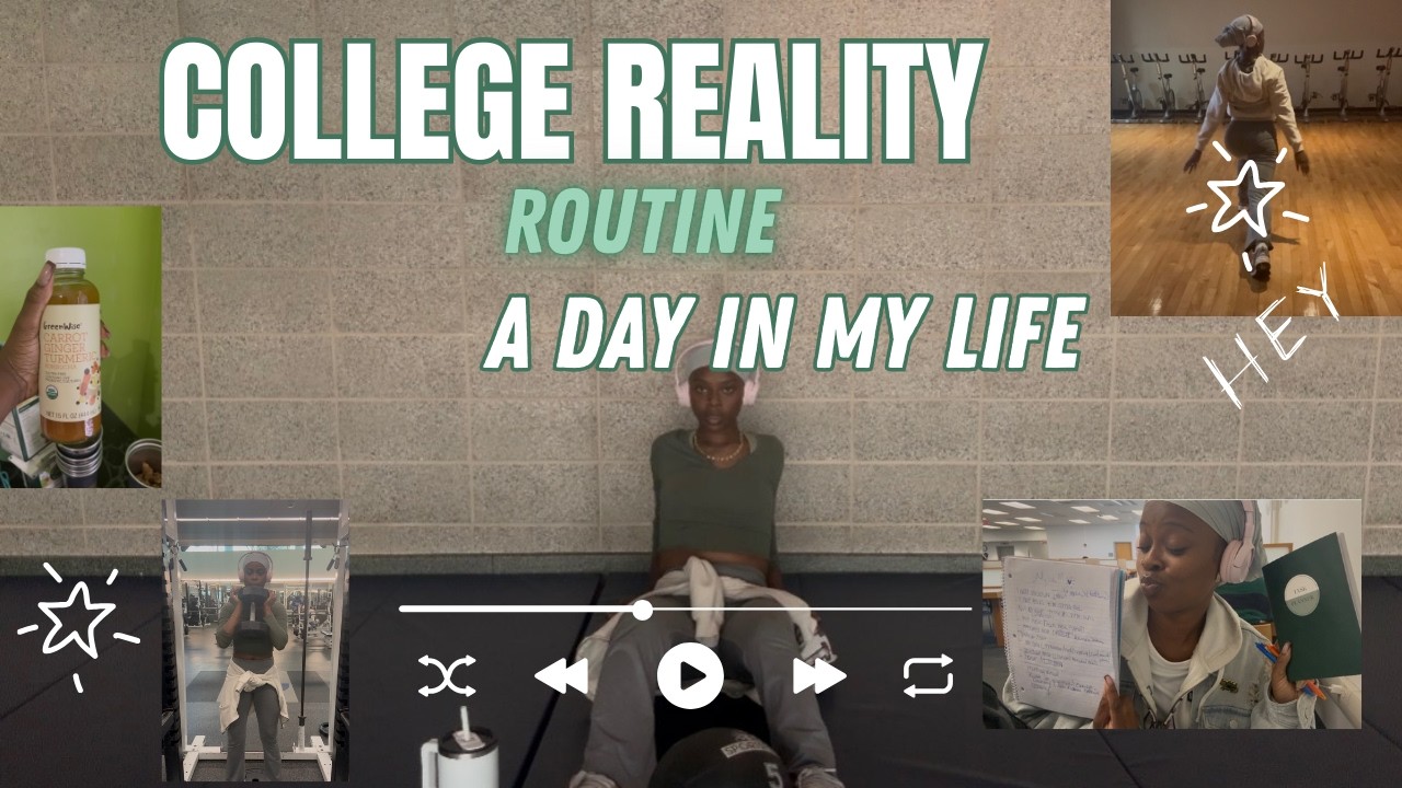 College Day in My Life VLOG | Morning Routine, Workout & Classes