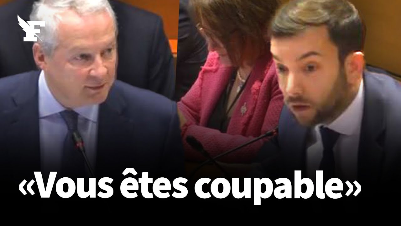 Déficit: «Vous êtes de toute évidence coupable», lance Jean-Philippe Tanguy à Bruno Le Maire