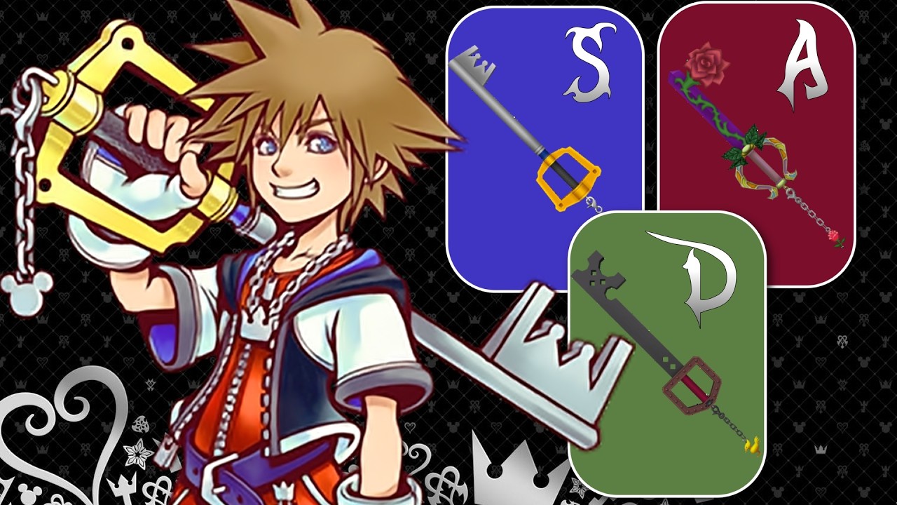 Tier Ranking Every KH1 Keyblade