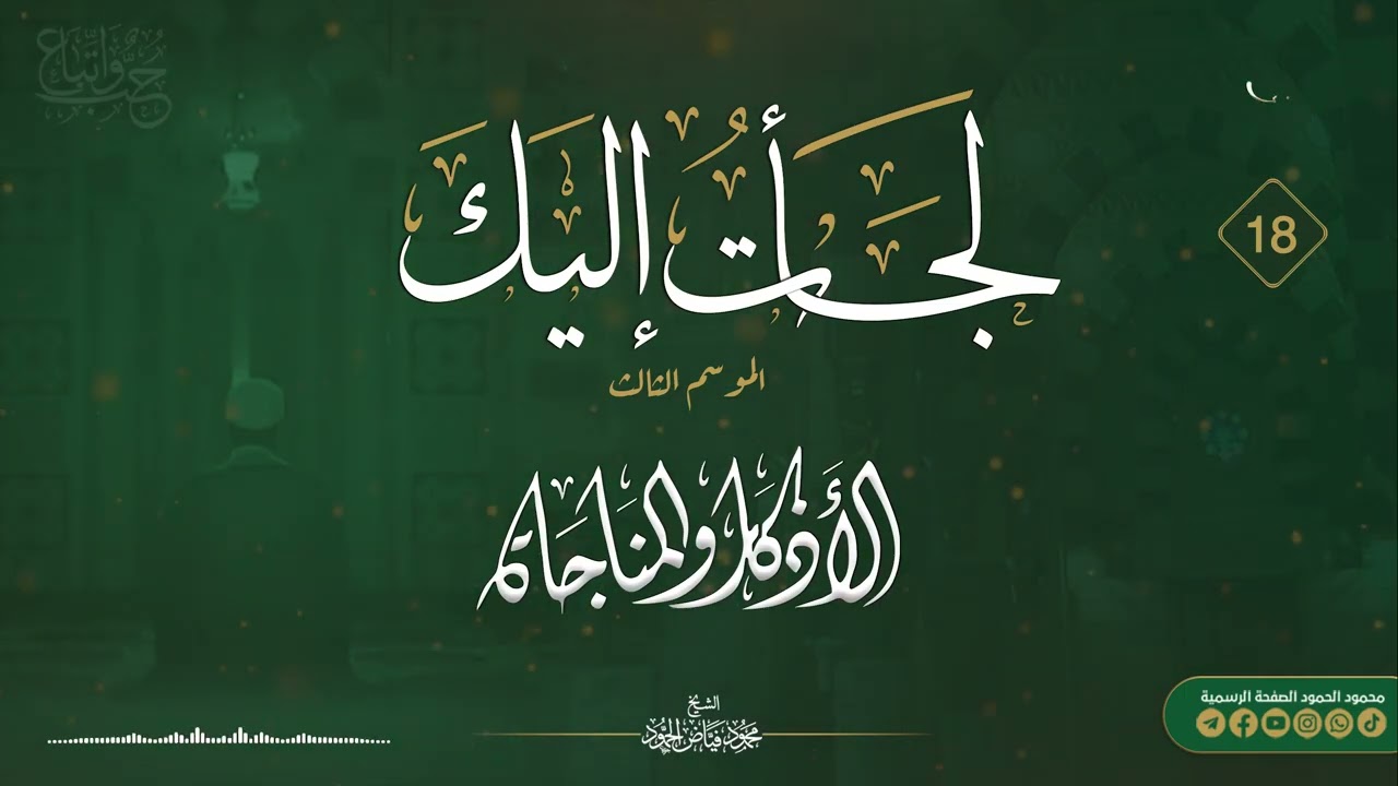 برنامج لجأت إليك || الموسم الثالث اليوم الثامن عشر || الشيخ محمود الحمود