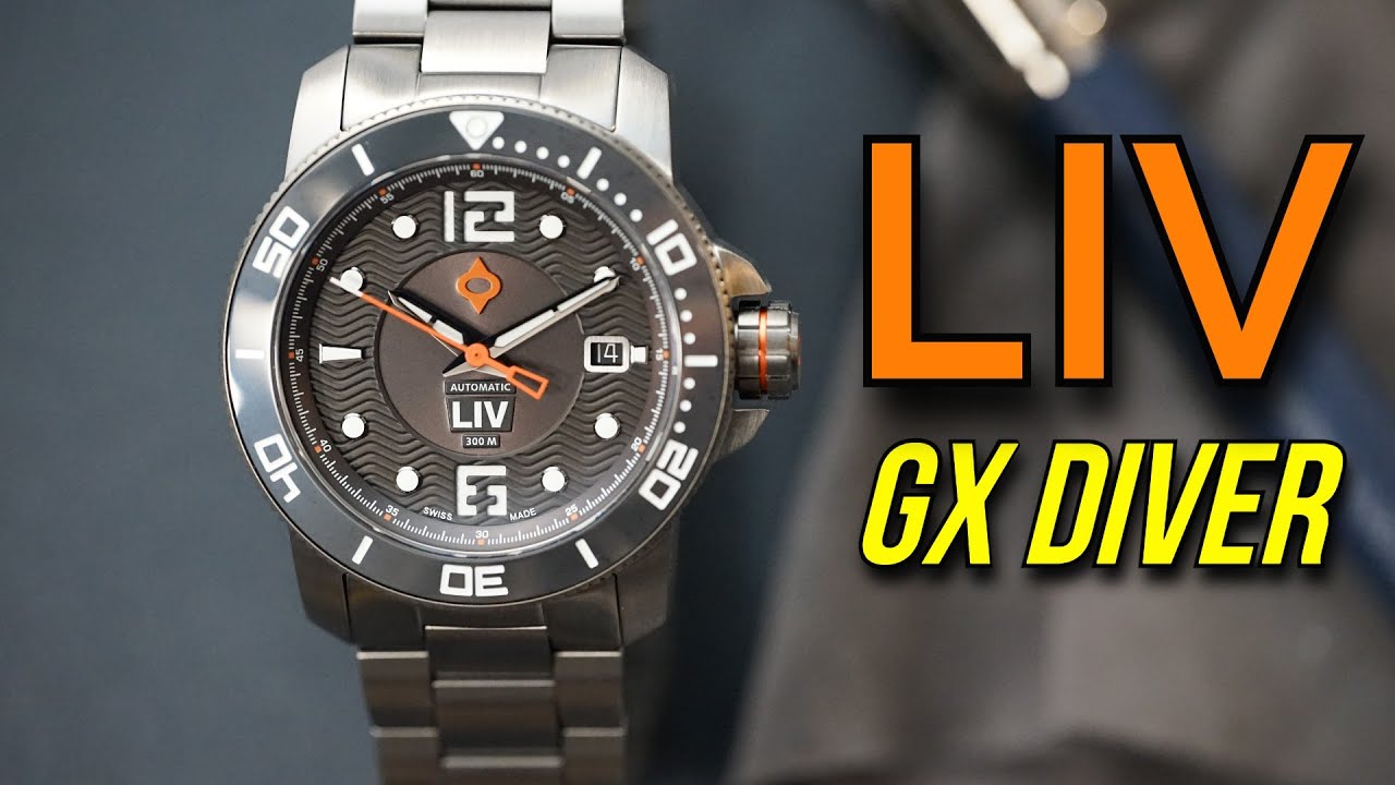 LIV GX 41mm Diver Swiss Made - Automatic - 300m Dive Watch