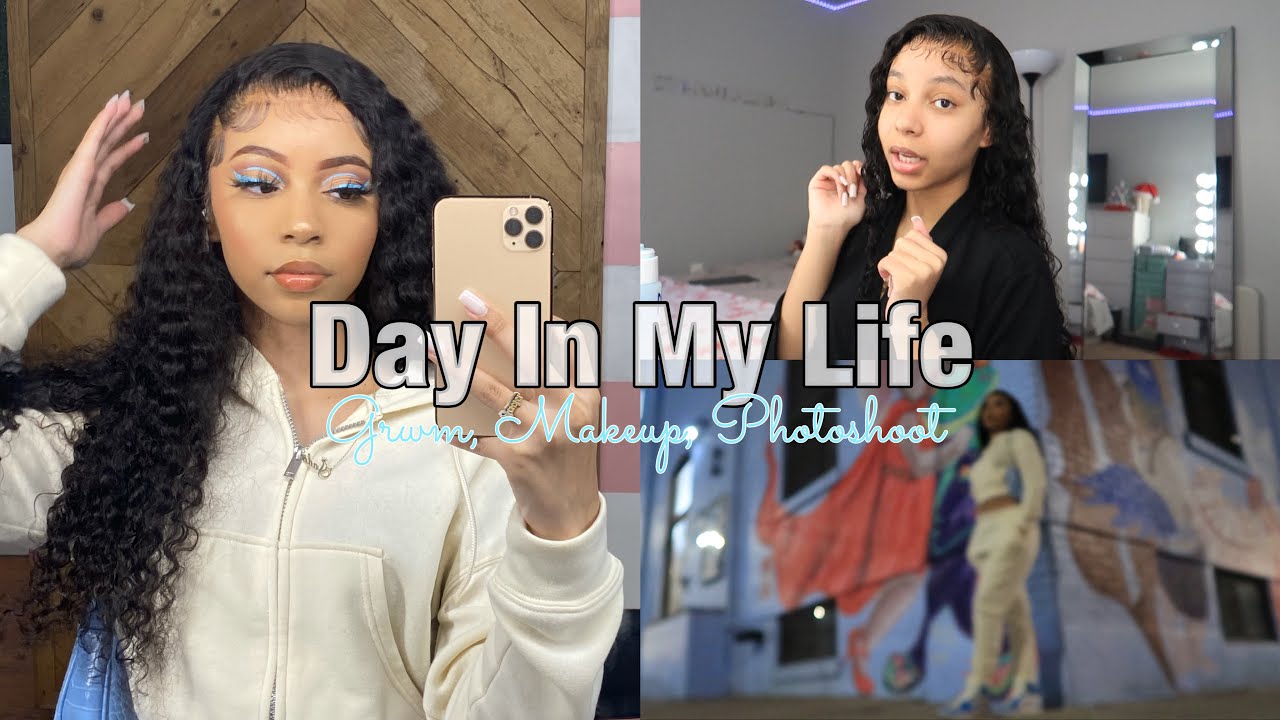 DAY IN MY LIFE VLOG : Grwm + Makeup + Photoshoot! | VIVIBABI HAIR