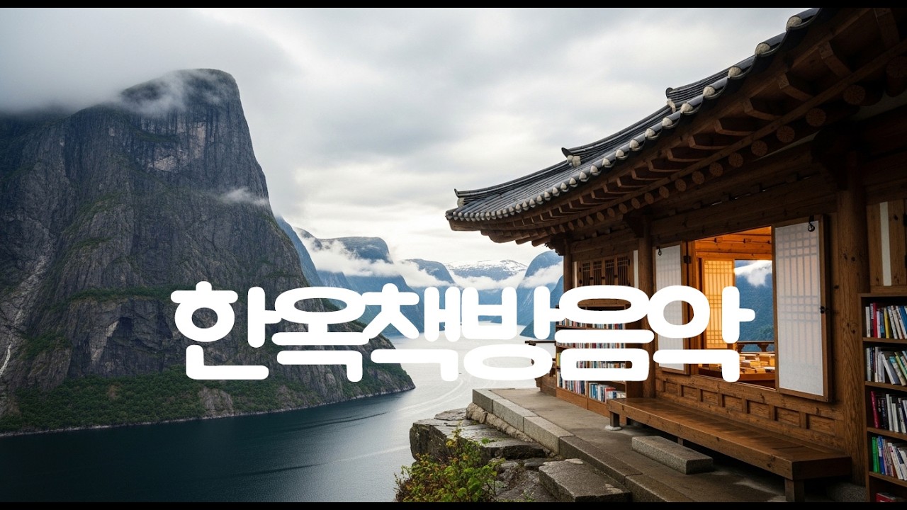 Playlist 한옥책방 음악 | 북유럽 피요르드의 한옥 카페에서 함께 듣는 차분한 피아노 음악 플레이리스트 #수면음악 #공부음악 #슬플때 #외로울때