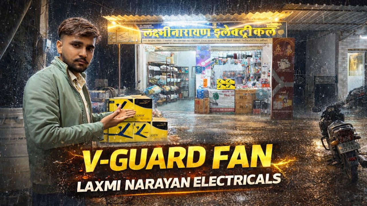 Fan ka new stock ￼V-GUARD FAN 400RPM KA SAATH HI SPEED, ￼￼