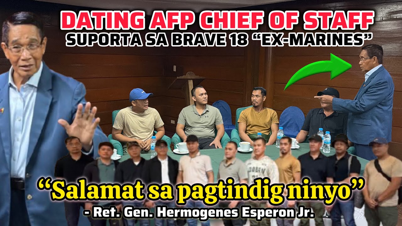 DATING AFP CHIEF OF STAFF SUPORTADO ANG 18 EX-MARINES