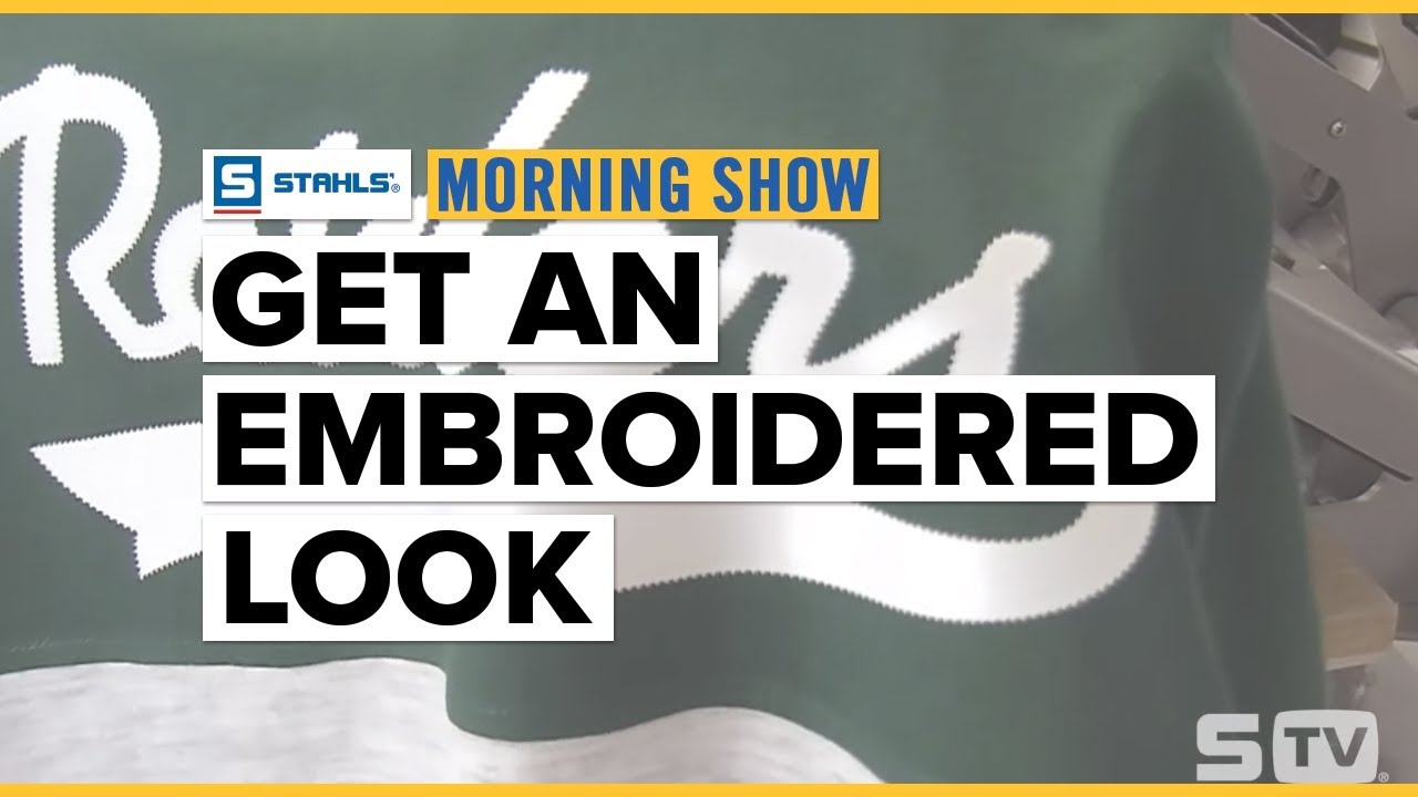 How to Get Embroidered Looks w/ HTV and No-Sew Applique -  The Morning Show Season 5 Ep. 22