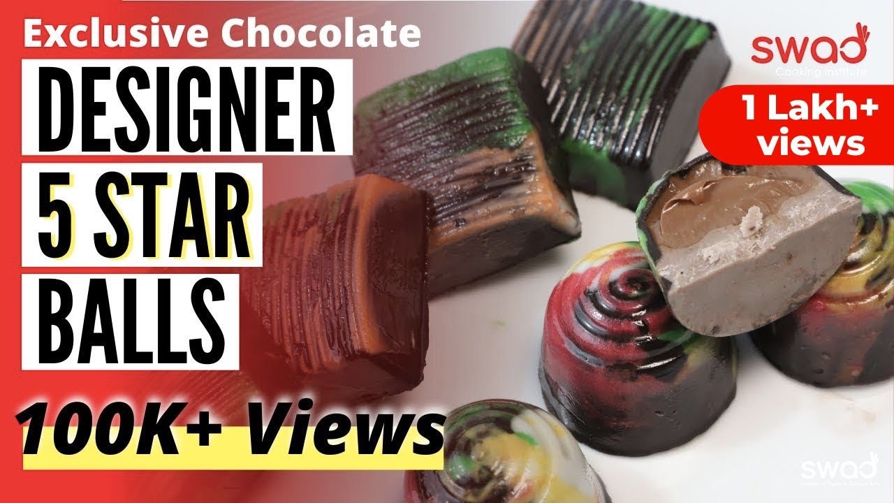 Designer 5 Star Balls | Exclusive Chocolate Recipes | Homemade Chocolate | 5 स्टार चॉकलेट बॉल्स