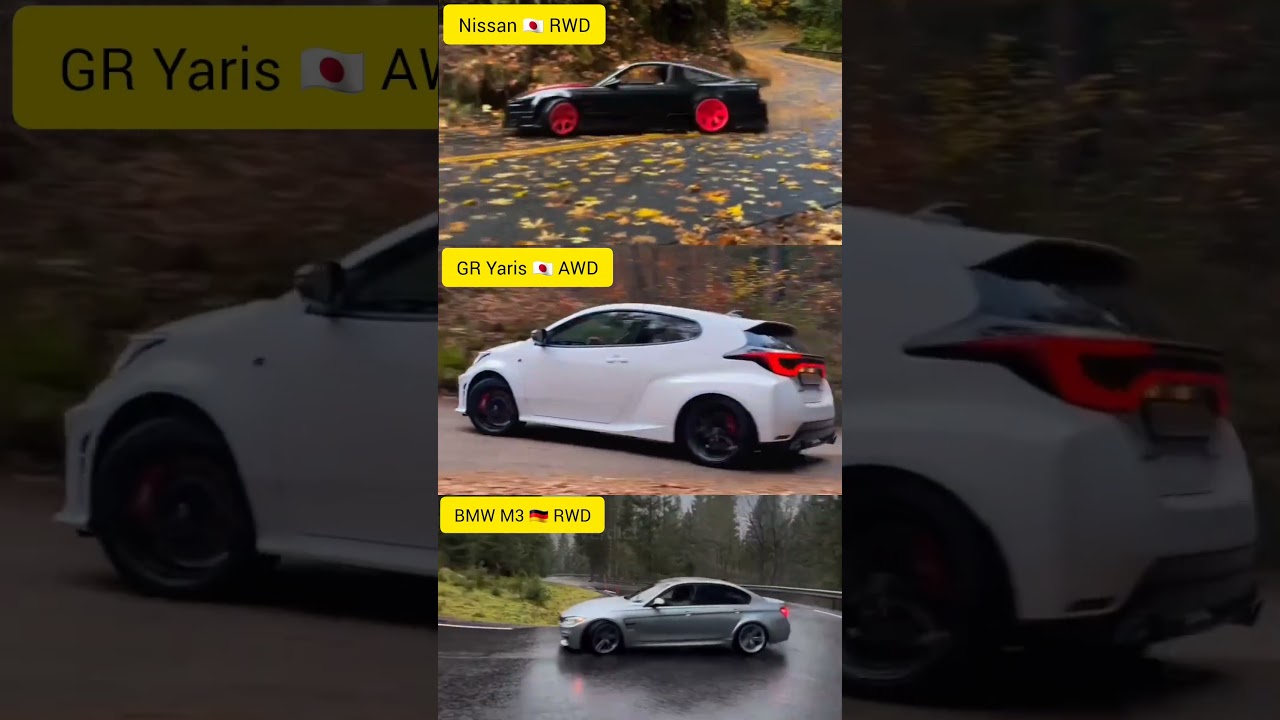 BMW M3 vs Nissan vs GR Yaris: Drift Battle! 🏁