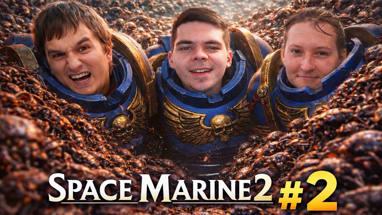 Warhammer 40k Space Marine 2 #2 -ОКЕАН ЖУКОВ НАС ПОГЛОЩАЕТ