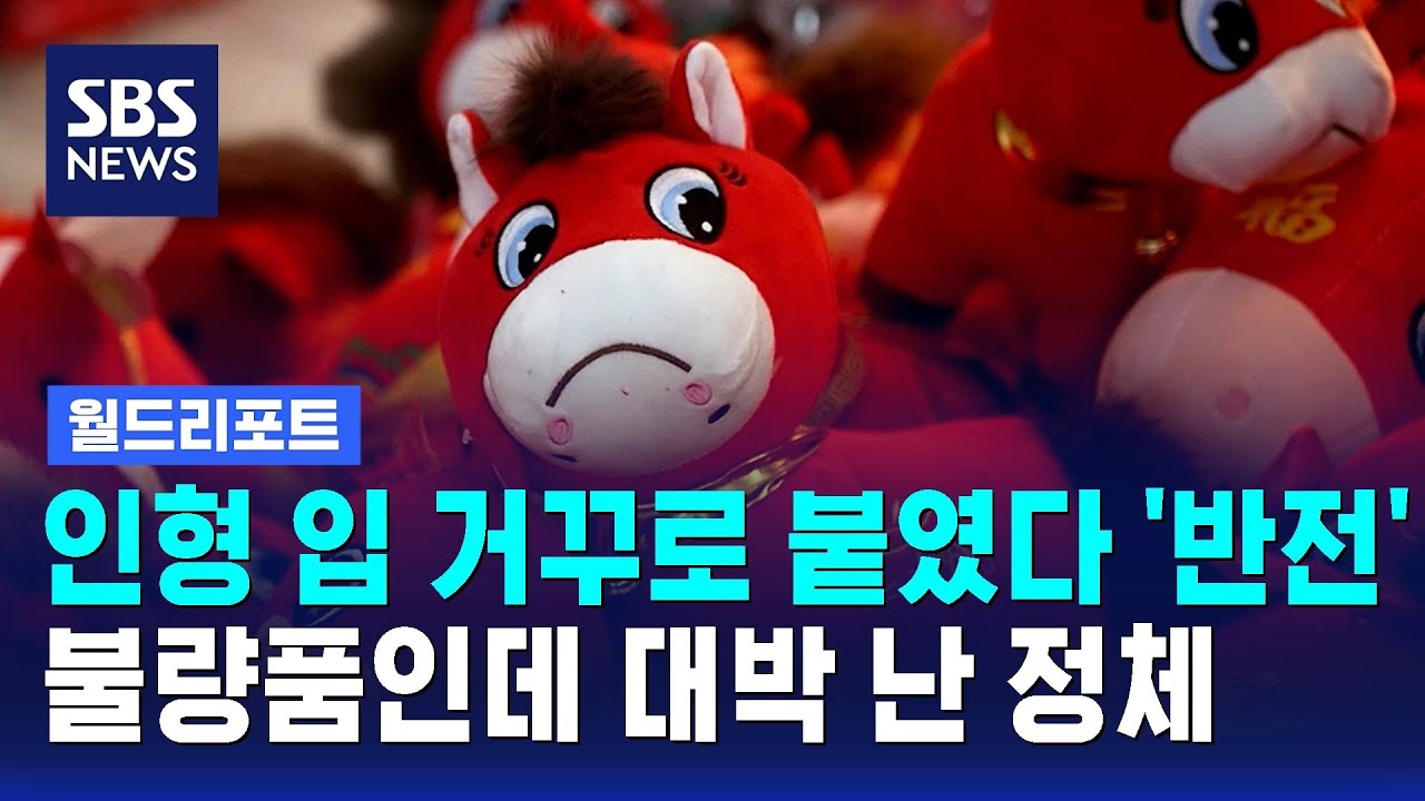 인형 입 거꾸로 붙였다 '반전'…불량품인데 대박 난 정체 / SBS / 월드리포트
