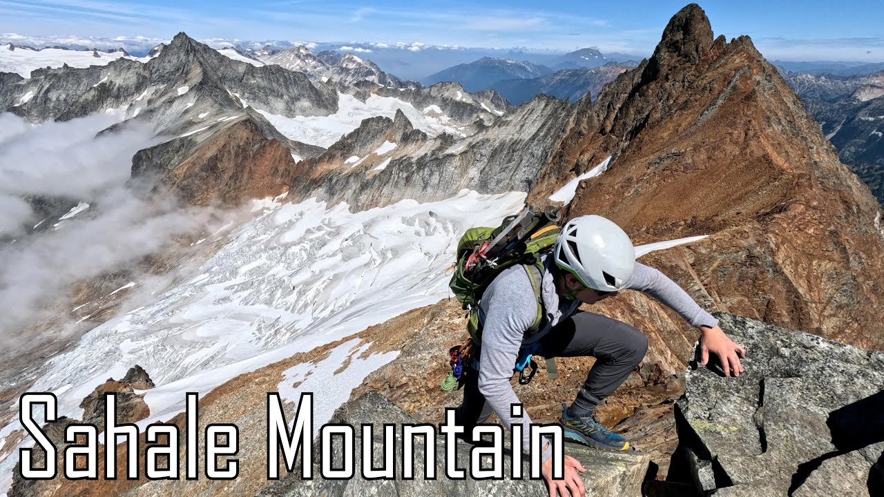 Climbing Sahale Mountain