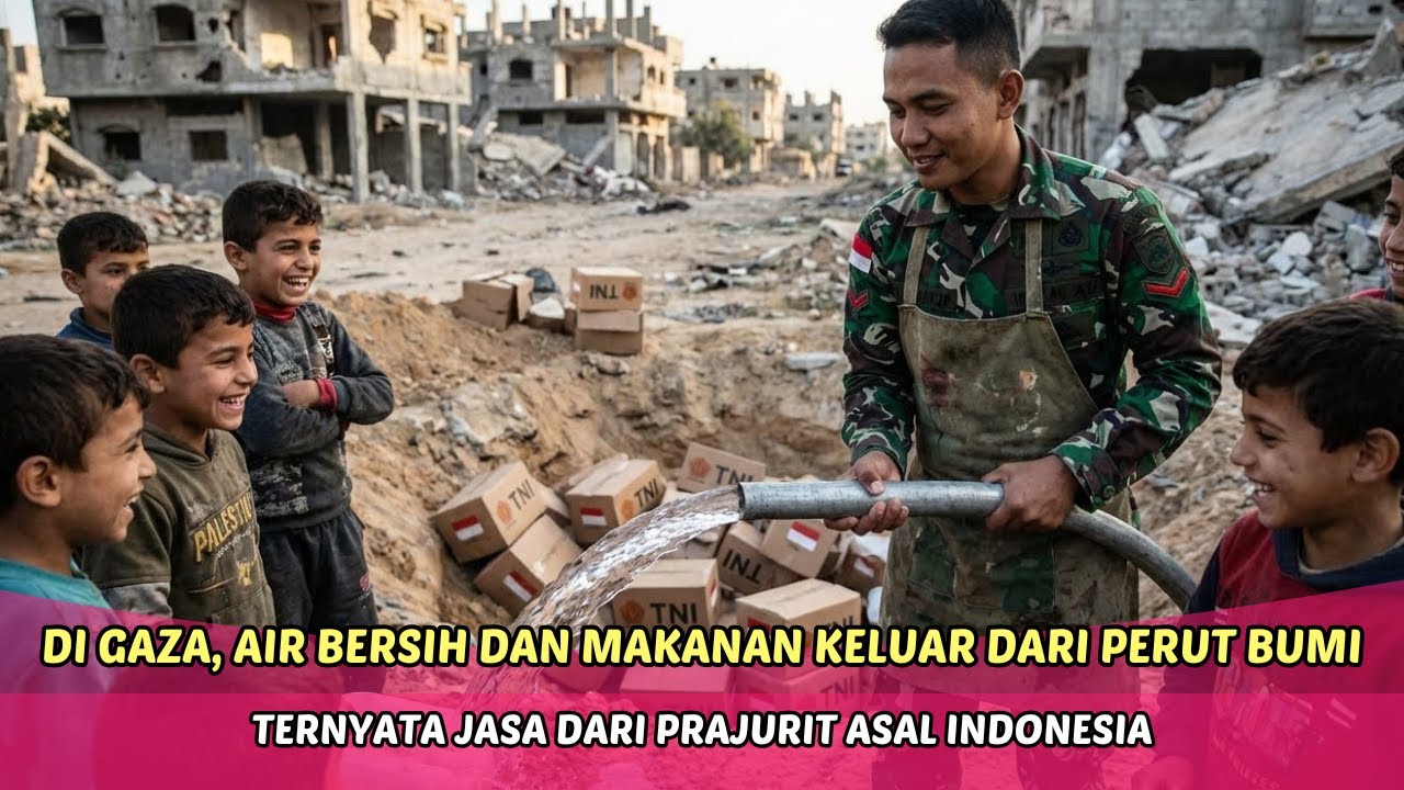 AJAIB‼️DI GAZA, AIR BERSIH DAN MAKANAN MUNCUL DARI PERUT BUMI
