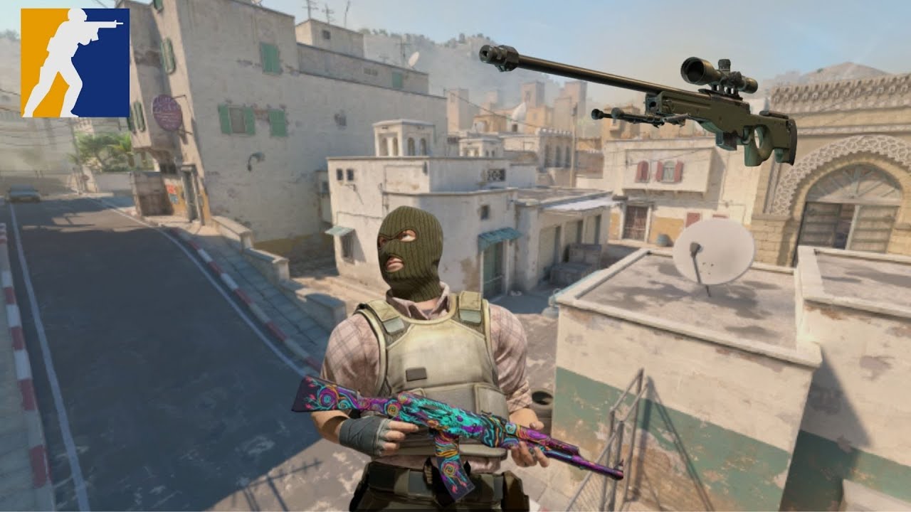 A Competitive Match on The Dust 2 Map in CS2