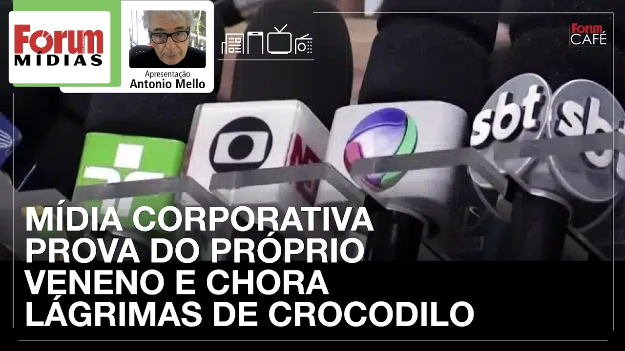 M&Iacute;DIA CORPORATIVA PROVA DO PR&Oacute;PRIO VENENO E CHORA L&Aacute;GRIMAS DE CROCODILO | F&oacute;rum M&iacute;dias 13.04.26