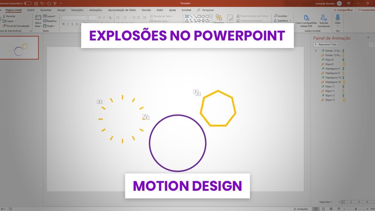 Como fazer EXPLOSÕES no POWERPOINT - MOTION DESIGN #2