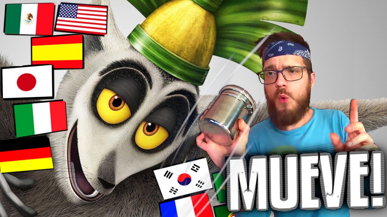 C/Español REACCIONA A DOBLAJE LATINO DEL REY JULIEN 🧴MUEVE EL BOTE🧴 Multilenguaje
