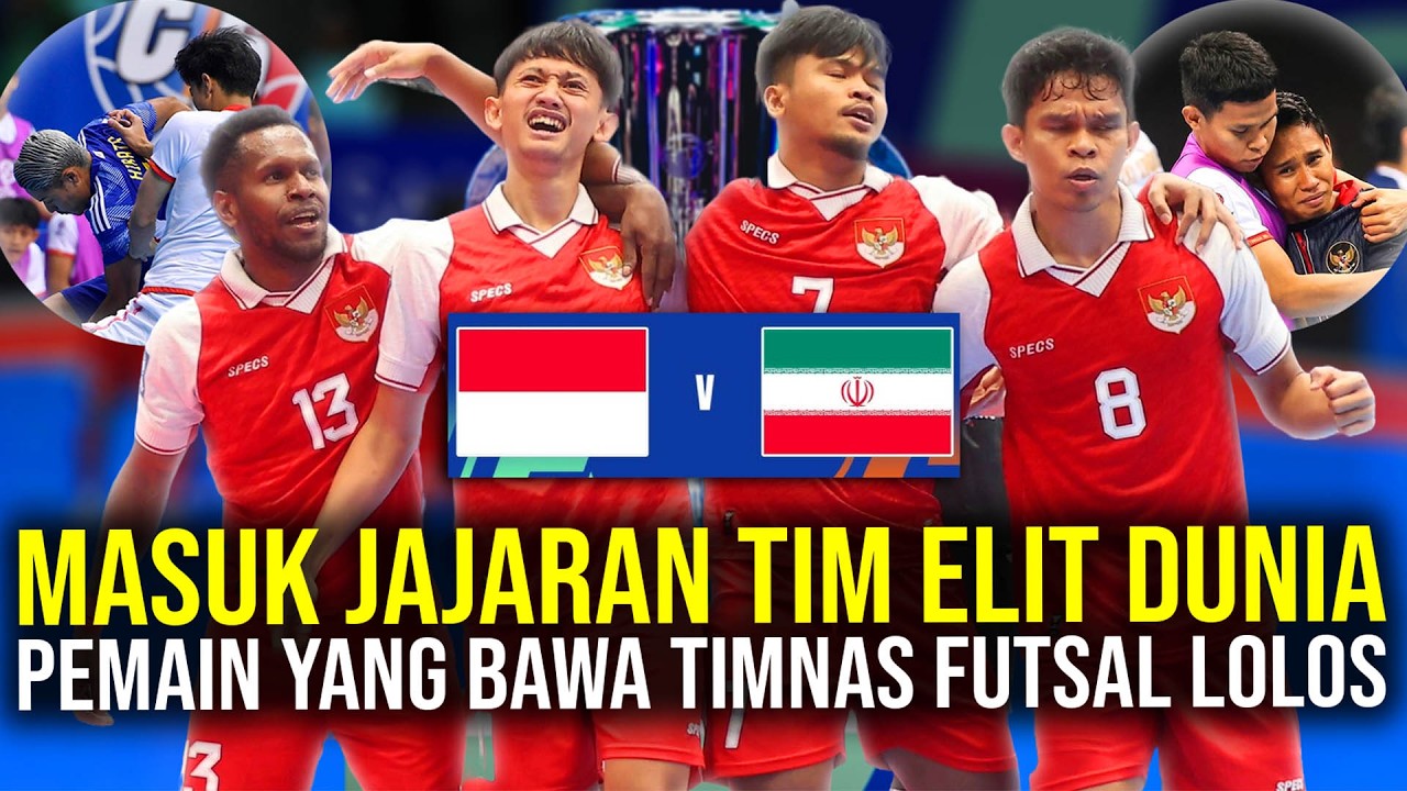 14 PEMAIN TIMNAS FUTSAL INDONESIA YANG BAWA GARUDA LOLOS KE FINAL AFC DAN MASUK JAJARAN ELIT DUNIA!