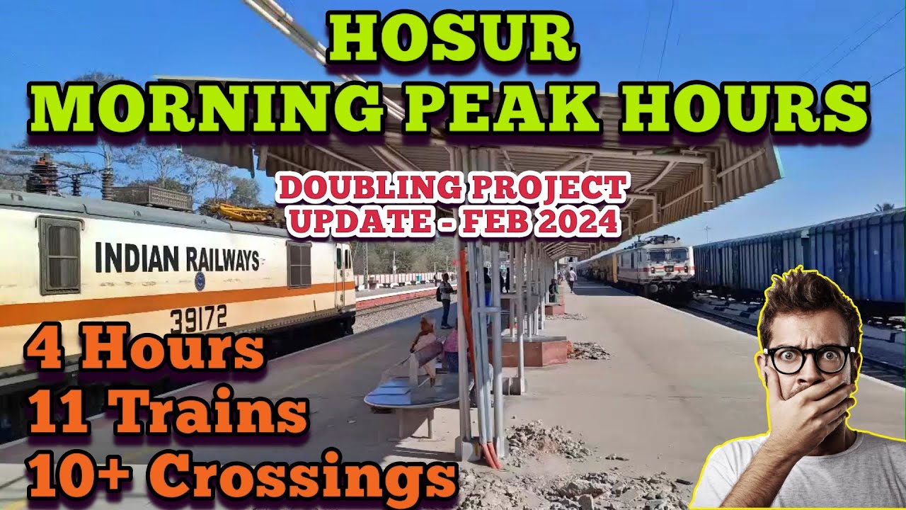 Hosur - Bengaluru DOUBLING Update | Morning Peak Hours | FEB 2024