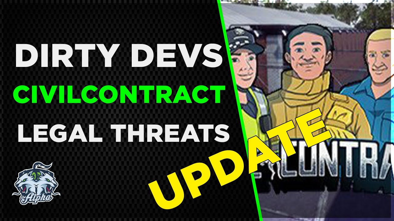 Dirty Devs: CivilContract Varius Benson Extortion and Legal Threats