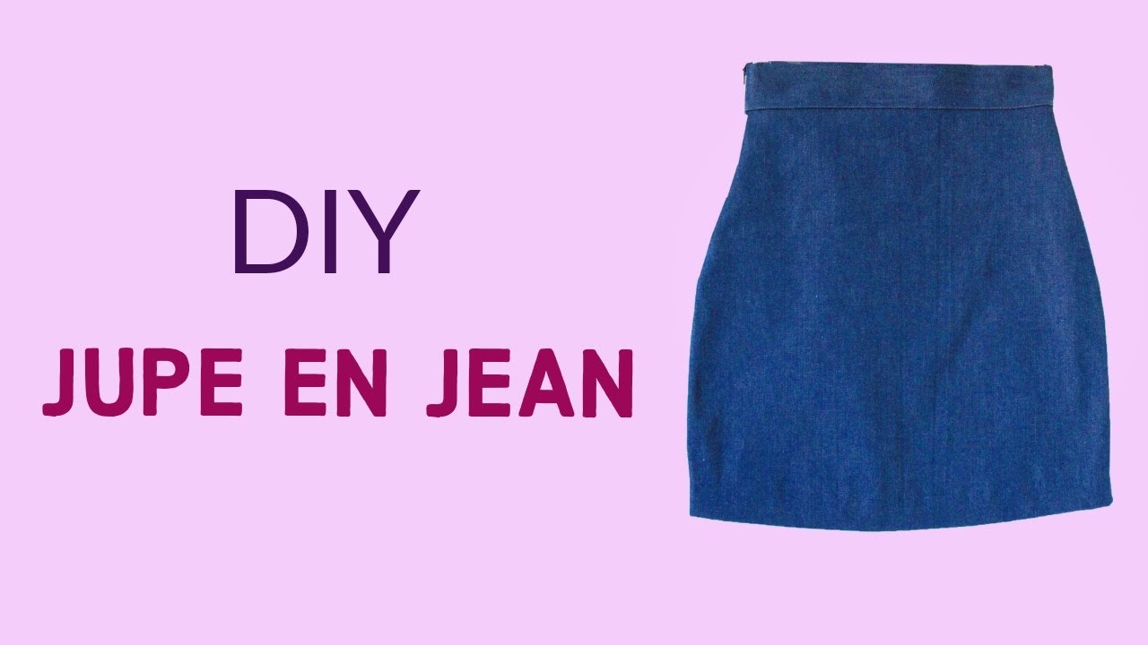 DIY: Coudre Une Jupe en Jean