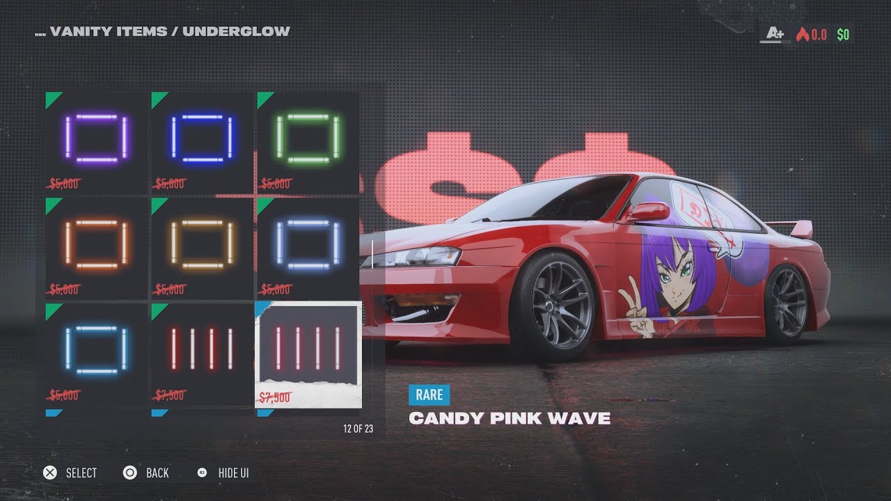 Need for Speed Unbound - All Car Customization Options (Rims, Body Kits, Wraps etc) [1080p 60FPS HD]