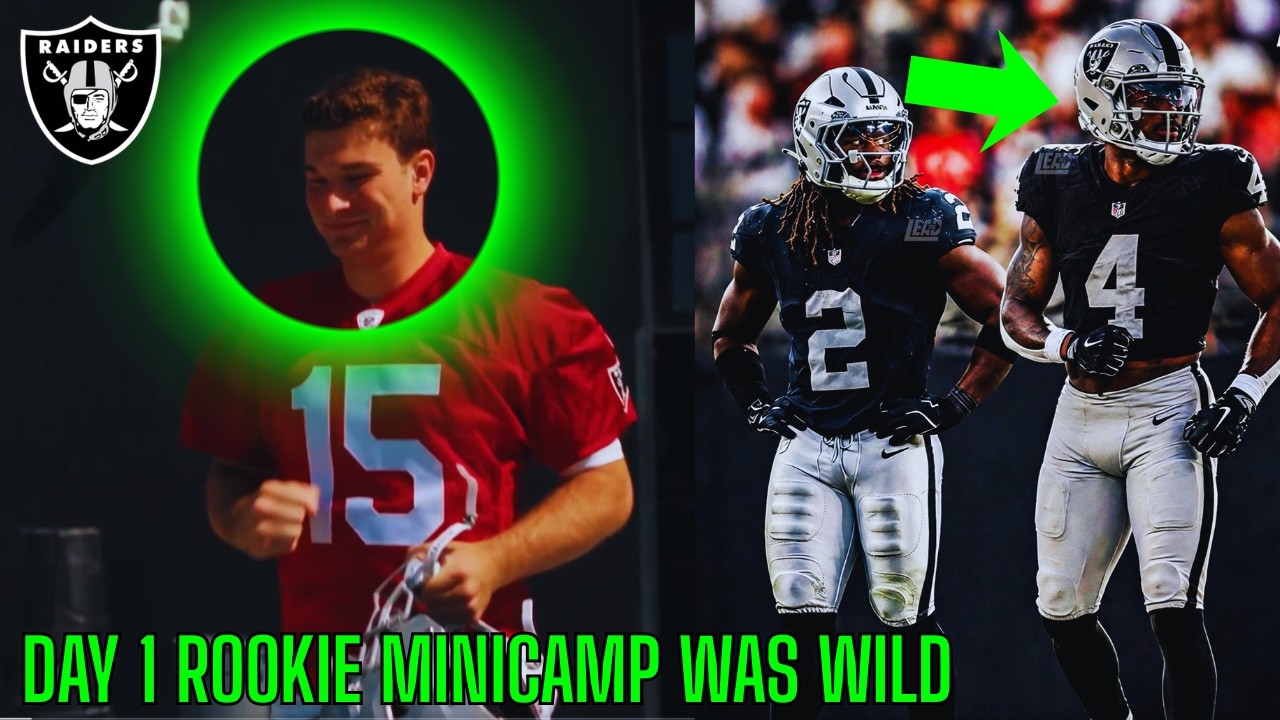 The Las Vegas Raiders Day 1 Rookie Minicamp IS HERE... | Raiders News |