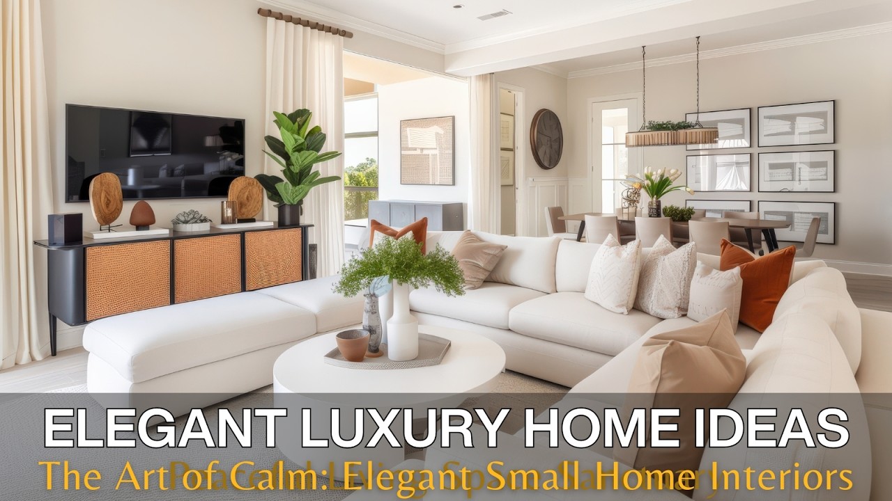 Elegant Luxury Tiny Homes 2026 | Neutral Palettes, Designer Lighting & Calm Minimalist Living