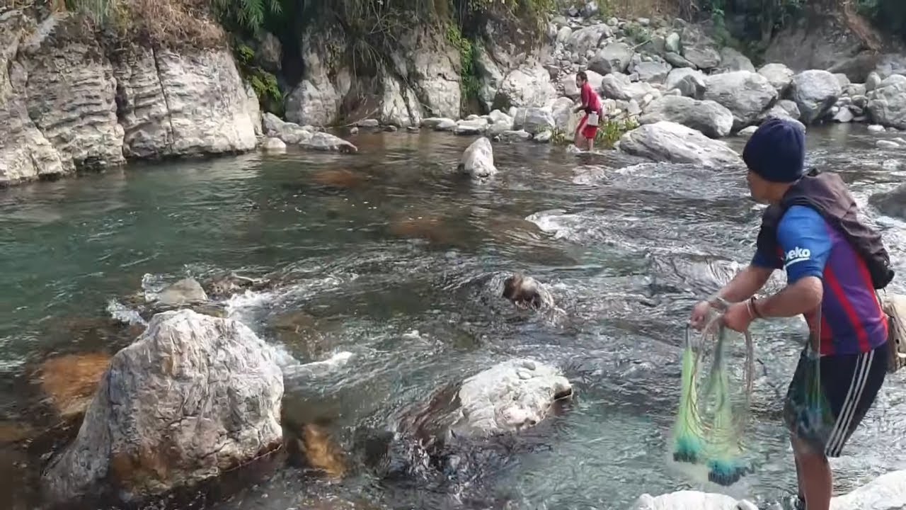 MOST POPULAR ASALA FISHING TECHNIQUE IN NEPAL | SMALL STREAM RIVER FISHING | HIMALAYAN TROUT |