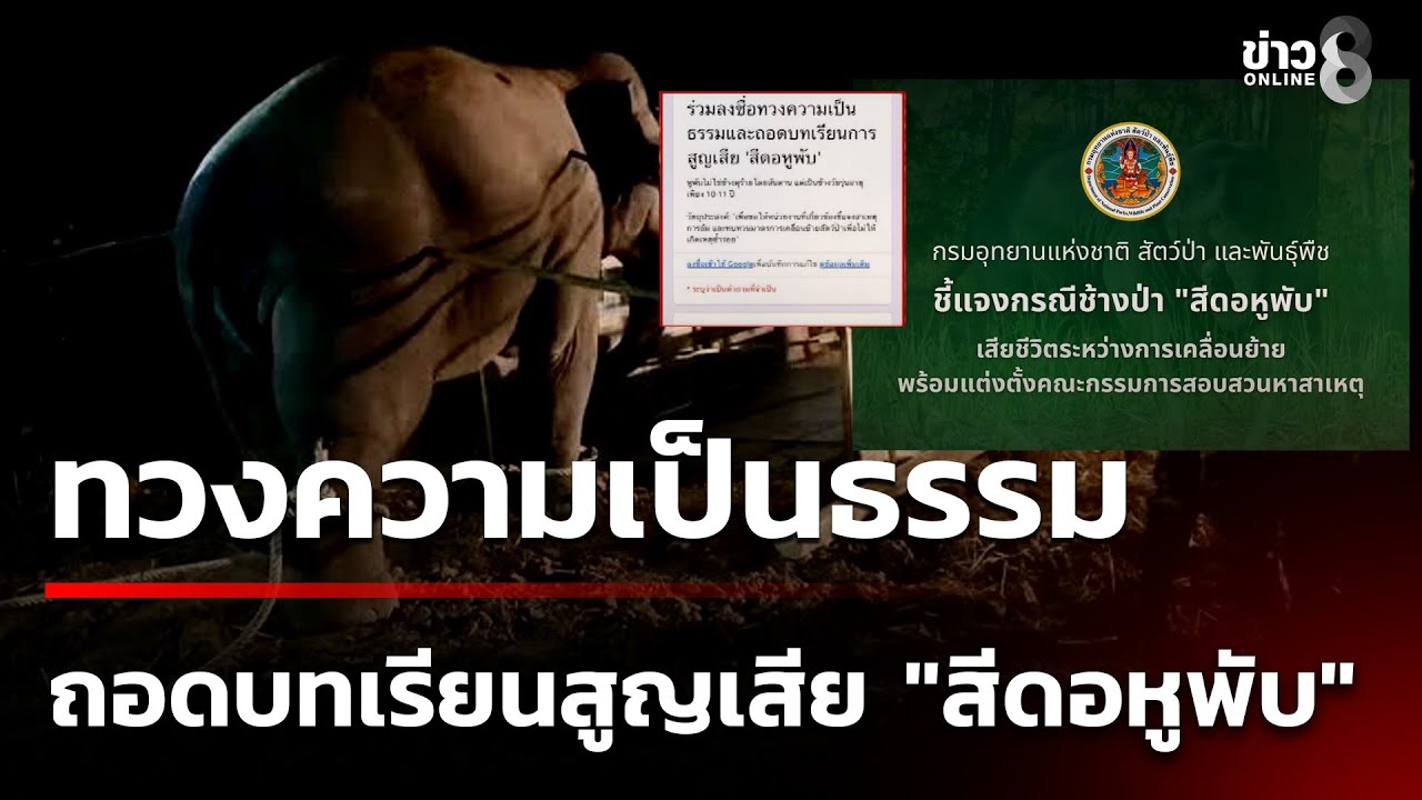 ทวงความเป็นธรรม ถอดบทเรียนสูญเสีย 