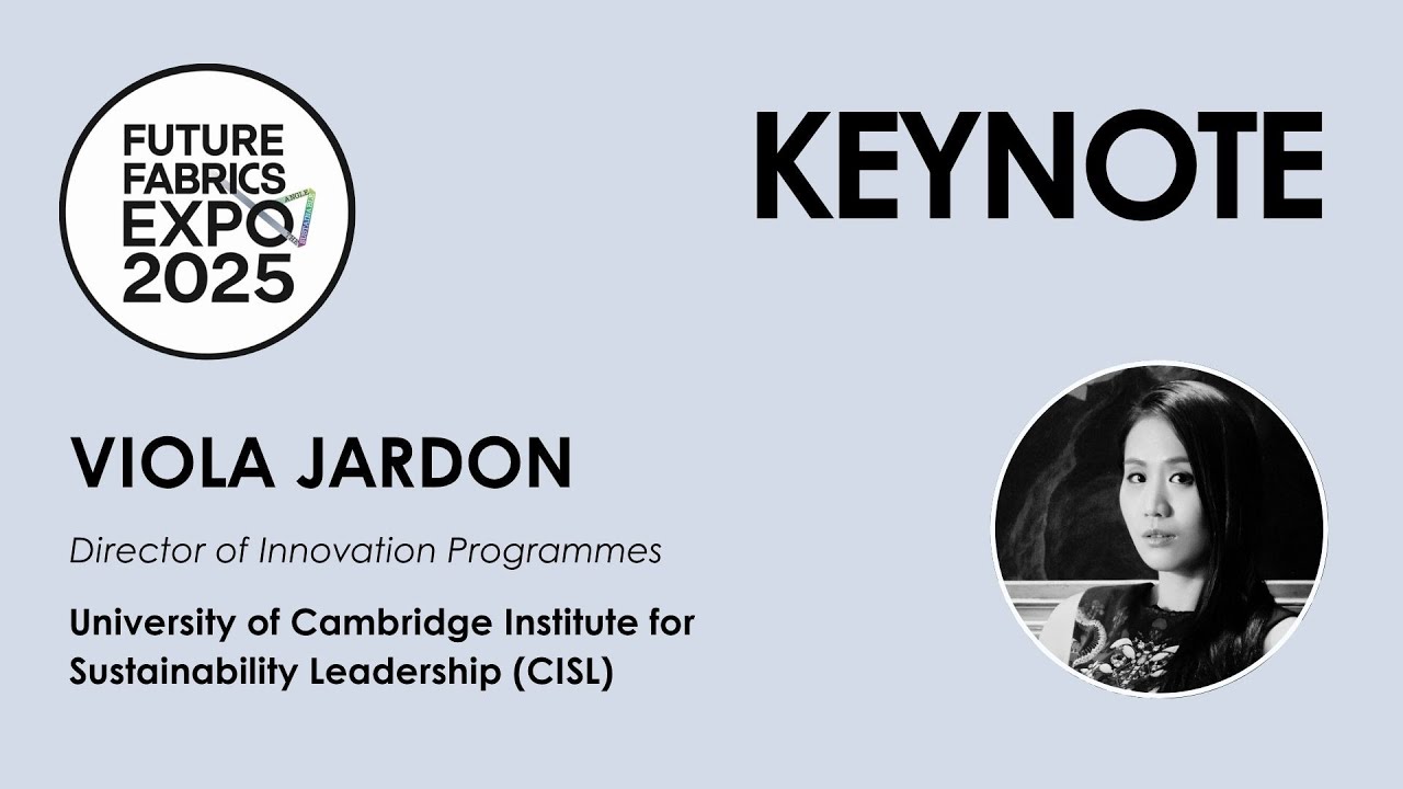 KEYNOTE at Future Fabrics Expo 2025 by Viola Jardon