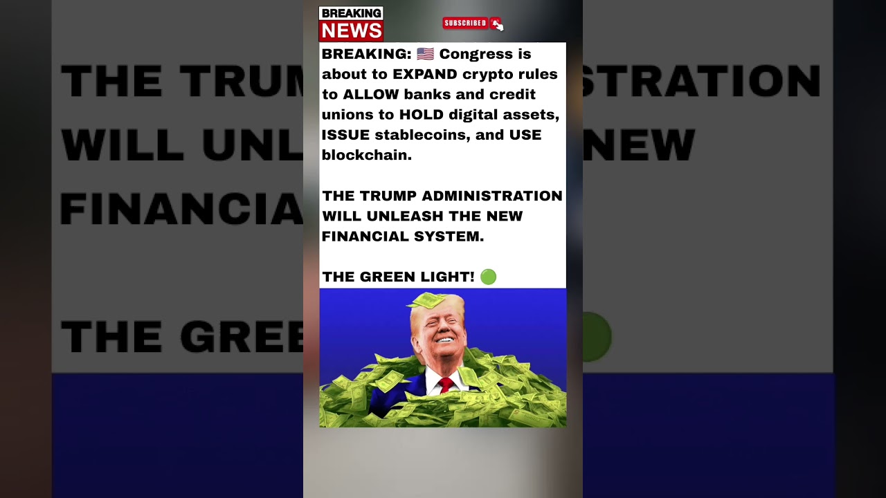 🚨 Congress Moves to Expand Crypto Access for Banks & Credit Unions #Crypto #USA