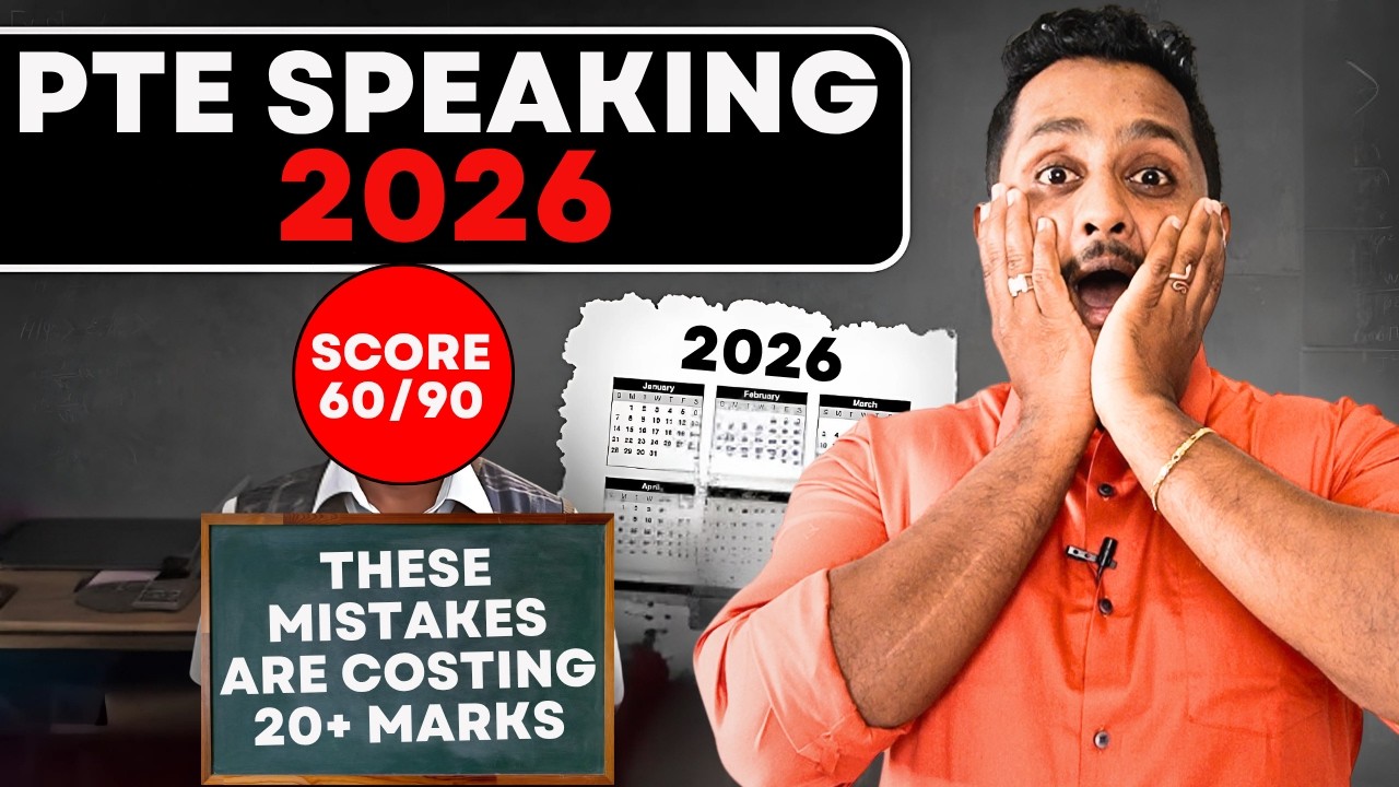 PTE Speaking 2026: Одна ошибка может стоить вам более 20 баллов!
