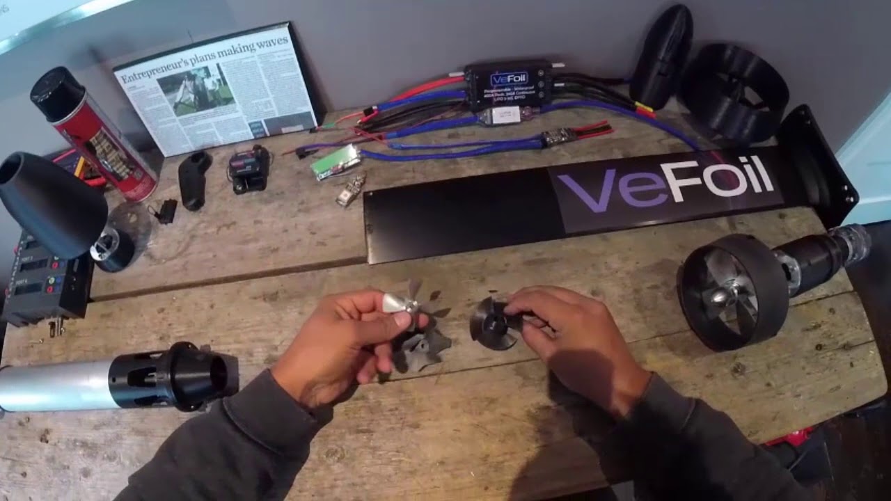 VeFoil by VeConcepts Part 6 DIY Electric Hydrofoil Propulsion System